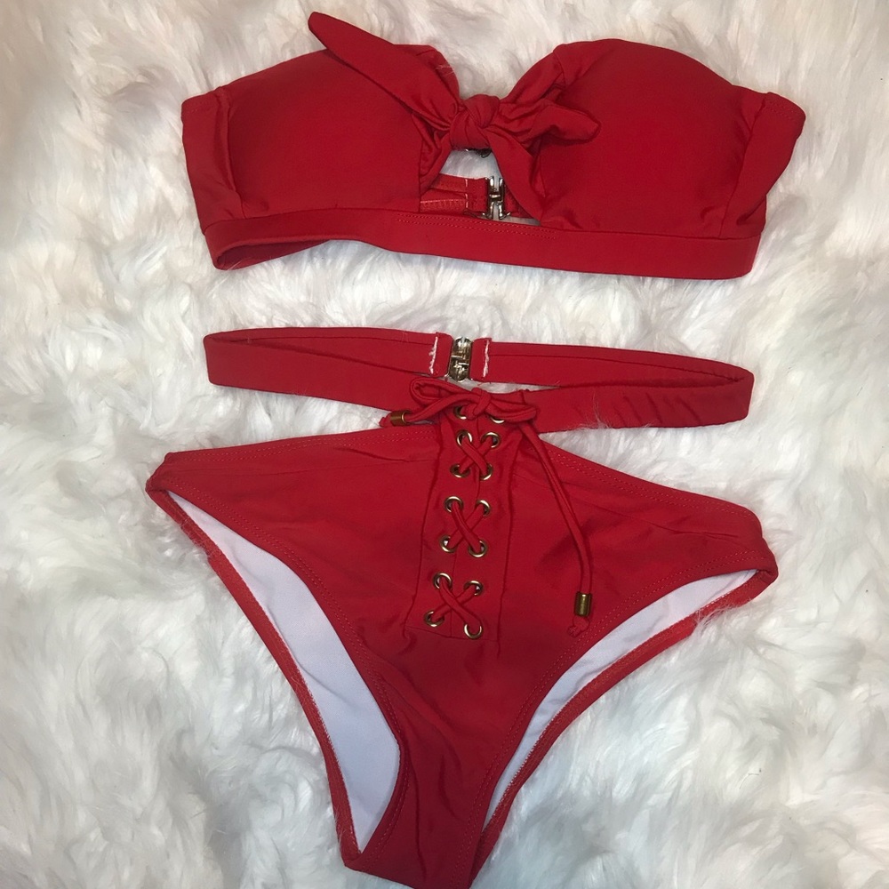 RED BIKINI SET